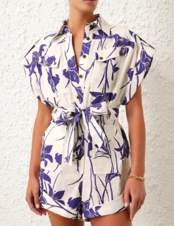 ZIMMERMANN Clothing<Acadian Cuffed Playsuit