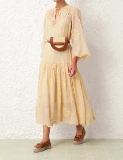 ZIMMERMANN Clothing<Acadian Embroidered Maxi Dress