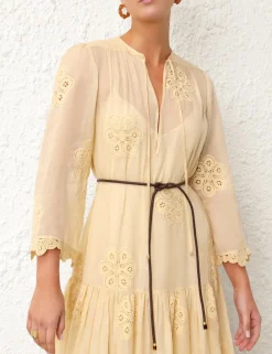 ZIMMERMANN Clothing<Acadian Embroidered Maxi Dress