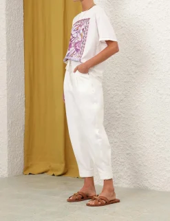 ZIMMERMANN Clothing<Acadian Printed Relaxed Tee