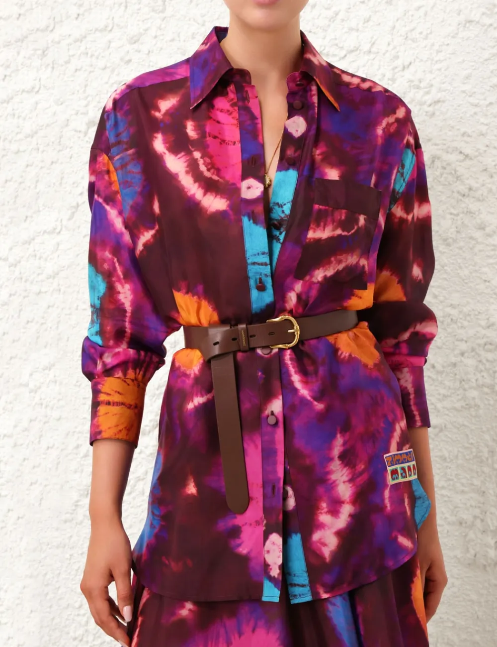 ZIMMERMANN Tops<Acadian Relaxed Shirt