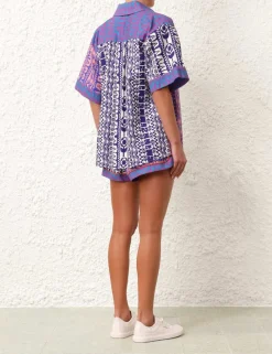 ZIMMERMANN Tops<Acadian Spliced Shirt