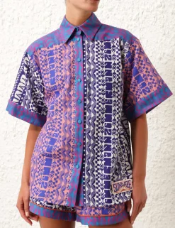 ZIMMERMANN Tops<Acadian Spliced Shirt