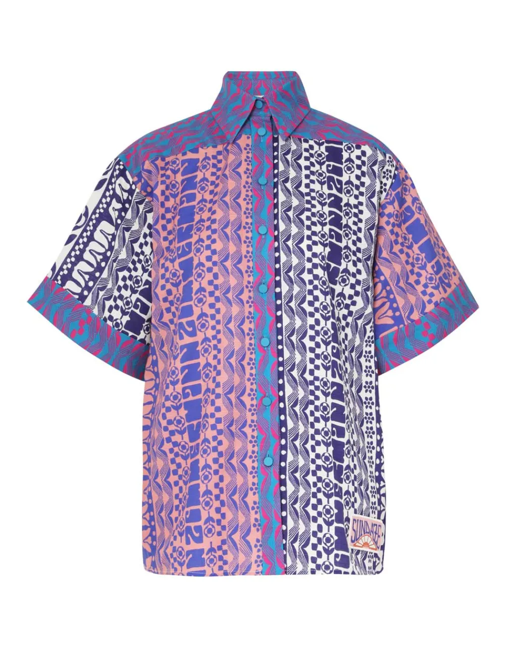 ZIMMERMANN Clothing<Acadian Spliced Shirt