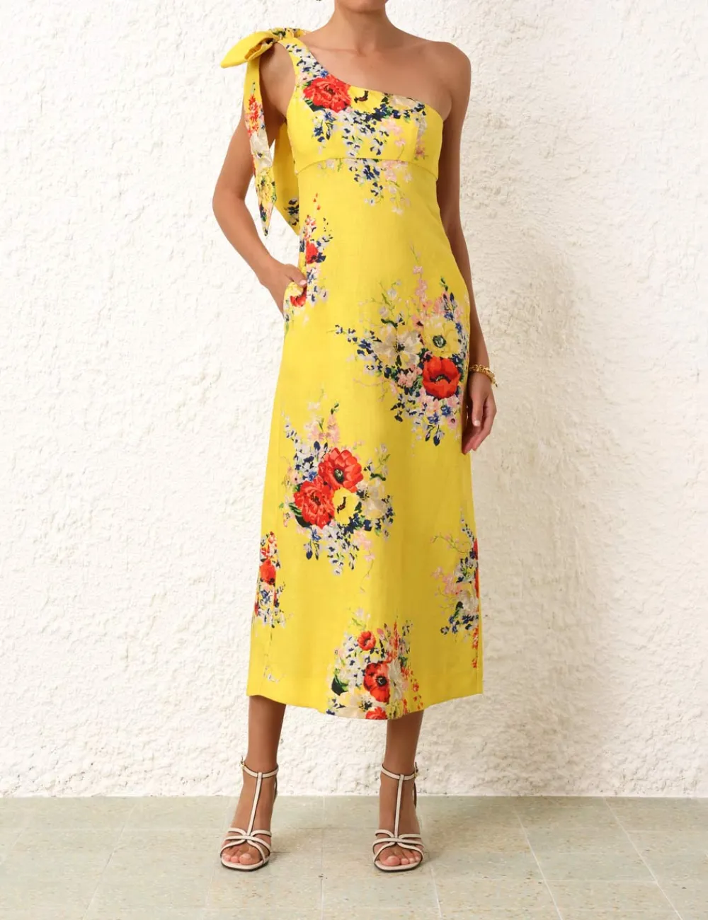 ZIMMERMANN Dresses & Coverups<Alight Asymmetric Midi Dress