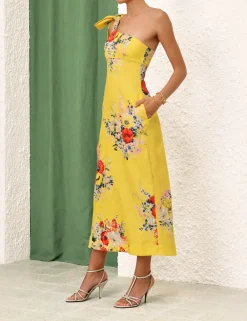 ZIMMERMANN Dresses & Coverups<Alight Asymmetric Midi Dress