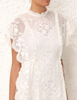 ZIMMERMANN Clothing<Alight Draw Waist Midi Dress