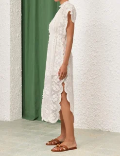 ZIMMERMANN Dresses & Coverups<Alight Draw Waist Midi Dress