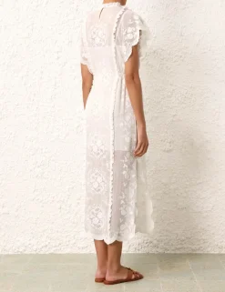 ZIMMERMANN Dresses & Coverups<Alight Draw Waist Midi Dress
