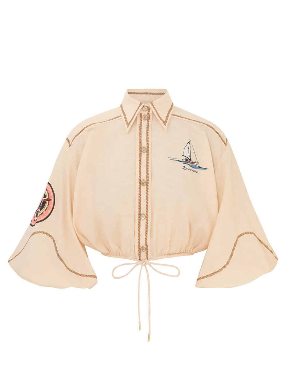 ZIMMERMANN Tops<Alight Draw Waist Shirt