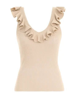ZIMMERMANN Knitwear<Alight Frill V-Neck Top