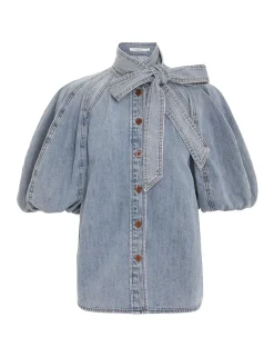 ZIMMERMANN Tops<Alight Lantern Sleeve Shirt