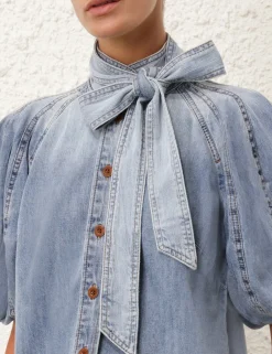 ZIMMERMANN Tops<Alight Lantern Sleeve Shirt