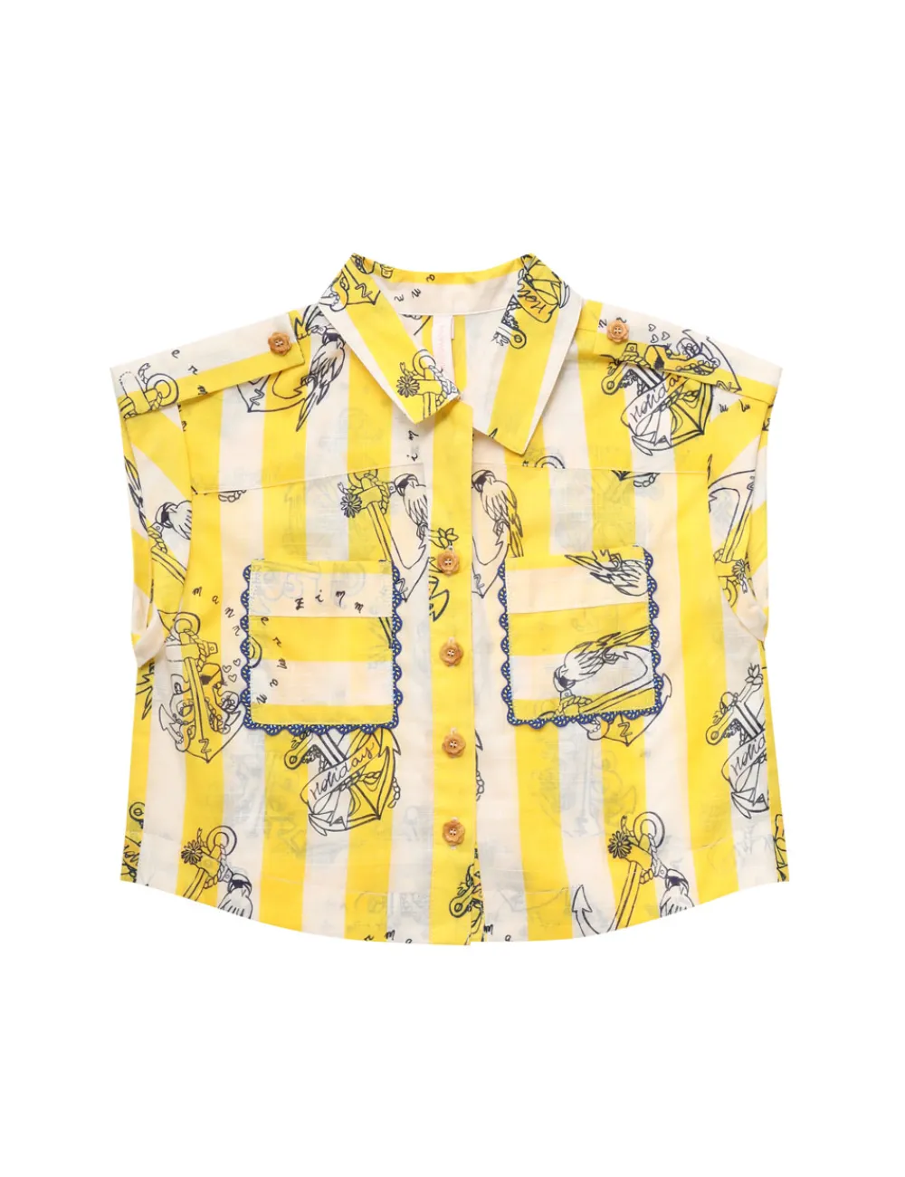 ZIMMERMANN Clothing<Alight Pocket Shirt