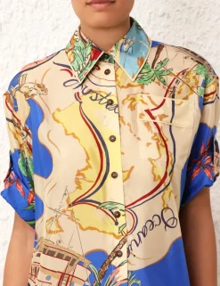 ZIMMERMANN Tops<Alight Short Sleeve Shirt