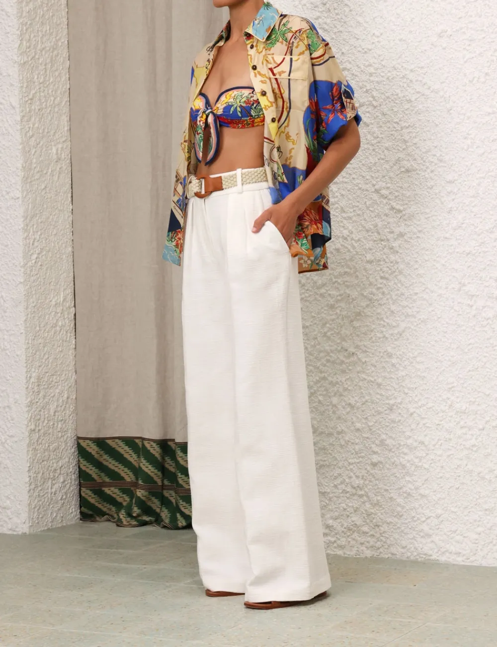ZIMMERMANN Tops<Alight Short Sleeve Shirt