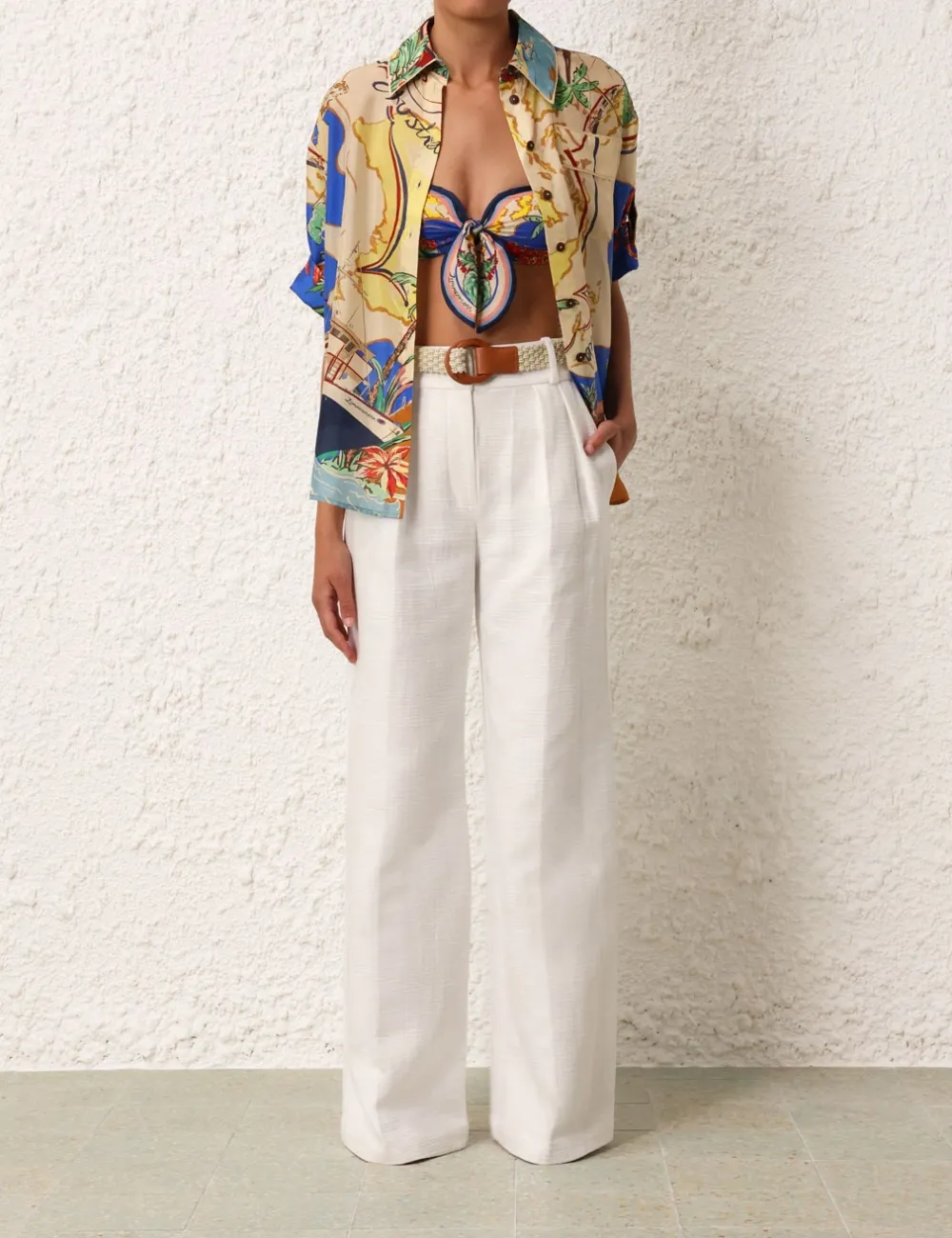 ZIMMERMANN Clothing<Alight Short Sleeve Shirt