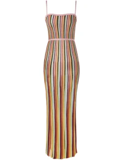 ZIMMERMANN Clothing<Alight Stripe Midi Dress