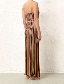 ZIMMERMANN Knitwear<Alight Stripe Midi Dress