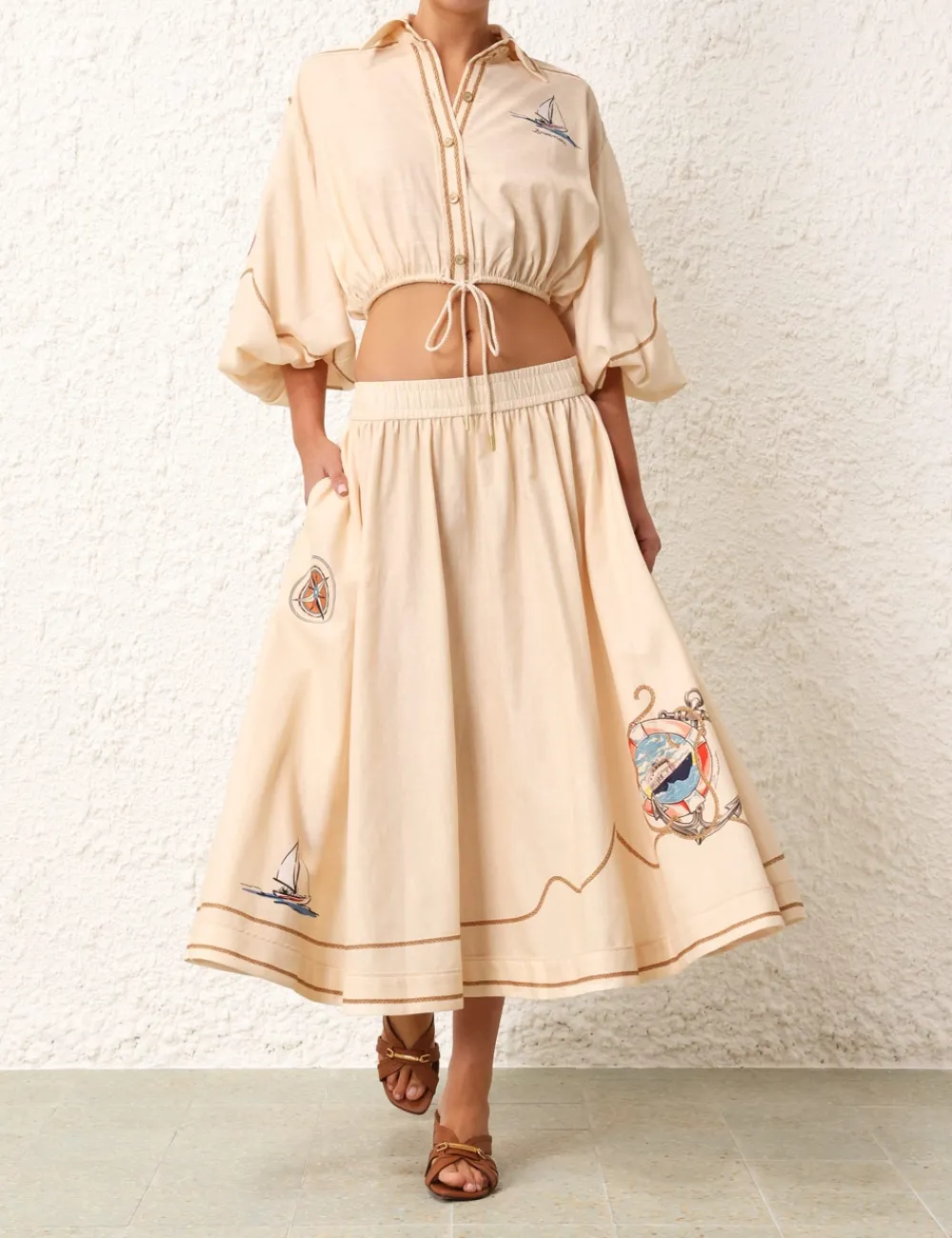 ZIMMERMANN Clothing<Alight Swing Skirt