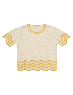 ZIMMERMANN Clothing<Alight Textured Knit Tee