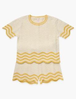 ZIMMERMANN Clothing<Alight Textured Knit Tee