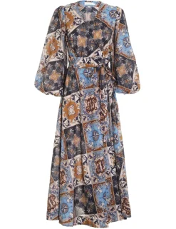 ZIMMERMANN Dresses & Coverups<Alight Wrap Midi Dress