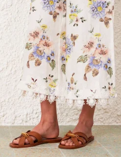 ZIMMERMANN Shorts & Pants<Applique Culottes