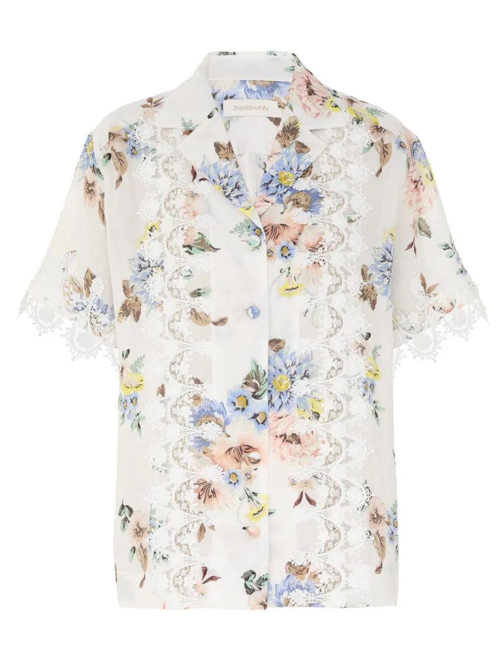 ZIMMERMANN Clothing<Applique Oversized Shirt