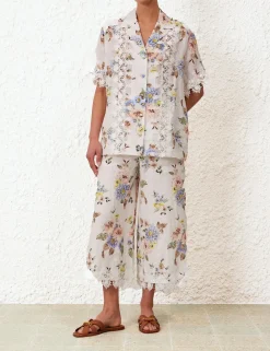 ZIMMERMANN Clothing<Applique Oversized Shirt