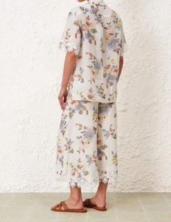 ZIMMERMANN Tops<Applique Oversized Shirt