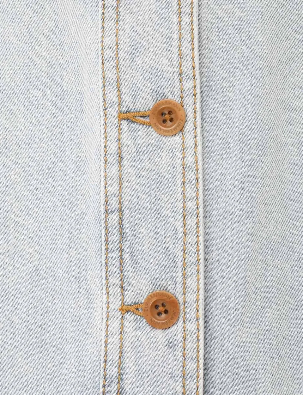 ZIMMERMANN Skirts<August A Line Denim Skirt