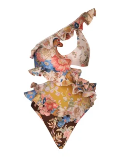 ZIMMERMANN One Pieces<August Asymmetric Frill 1Pc