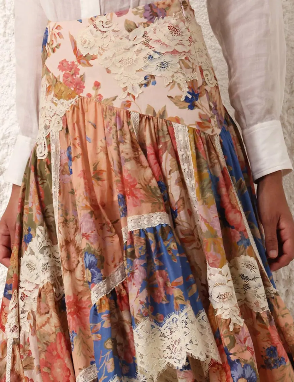 ZIMMERMANN Skirts<August Asymmetric Skirt