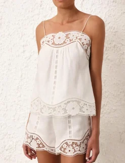 ZIMMERMANN Tops<August Broderie Cami