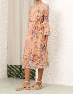 ZIMMERMANN Clothing<August Broderie Midi Dress