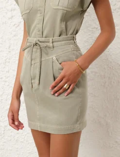 ZIMMERMANN Clothing<August Denim Utility Skirt