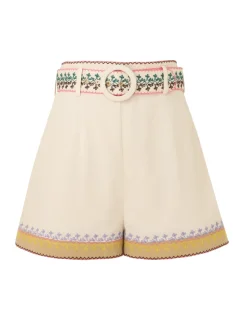 ZIMMERMANN Shorts & Pants<August Embroidered Short