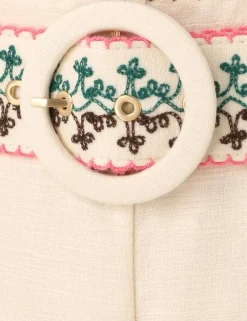 ZIMMERMANN Clothing<August Embroidered Short