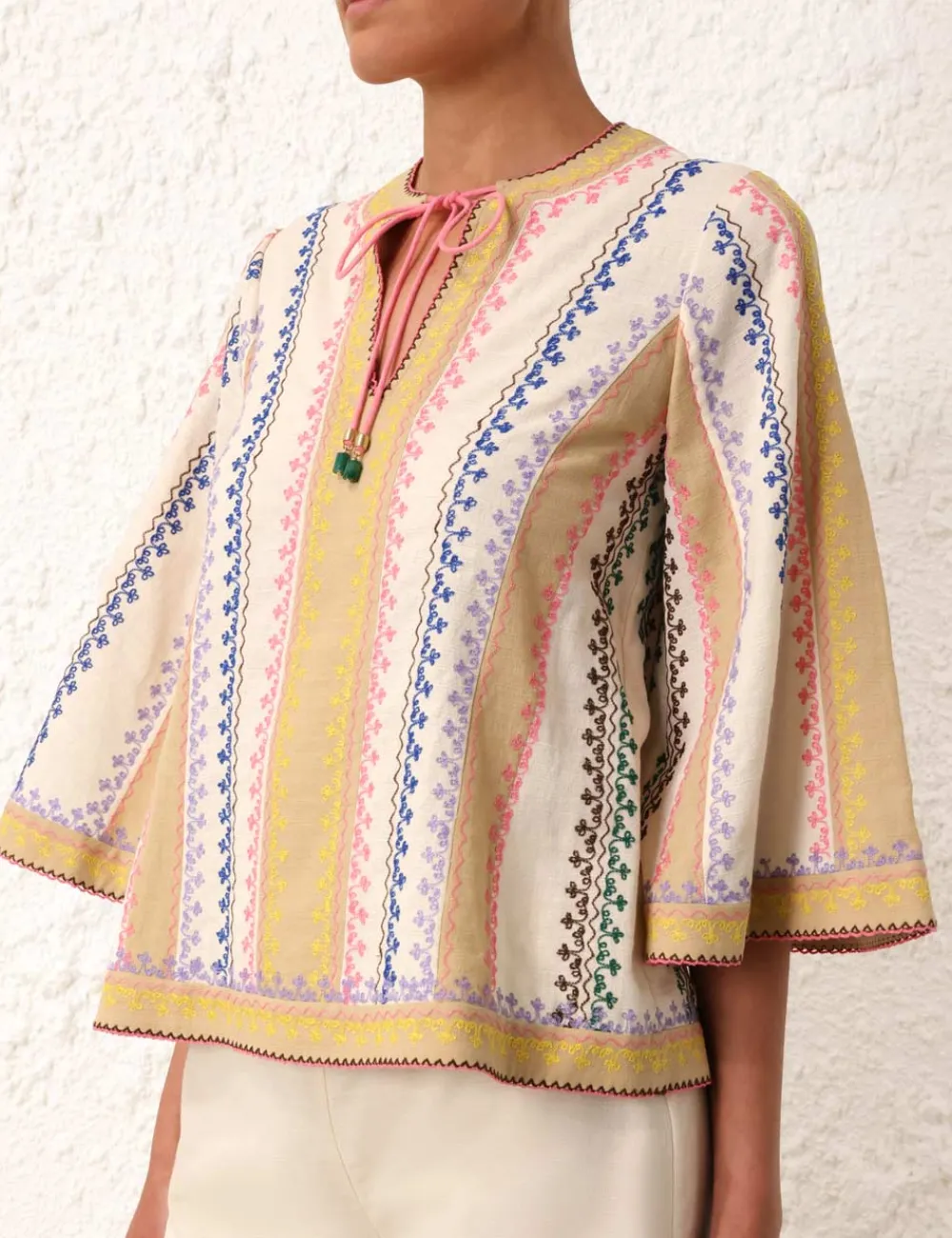 ZIMMERMANN Clothing<August Embroidered Top