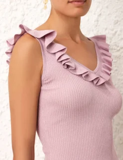 ZIMMERMANN Clothing<August Frill V-Neck Top