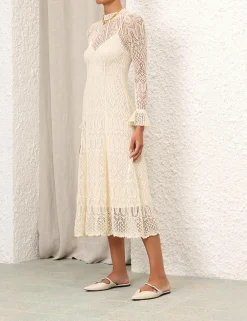 ZIMMERMANN Knitwear<August Lace Knit Dress