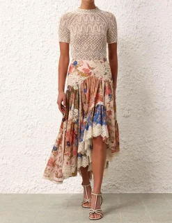 ZIMMERMANN Clothing<August Lace Knit Tee