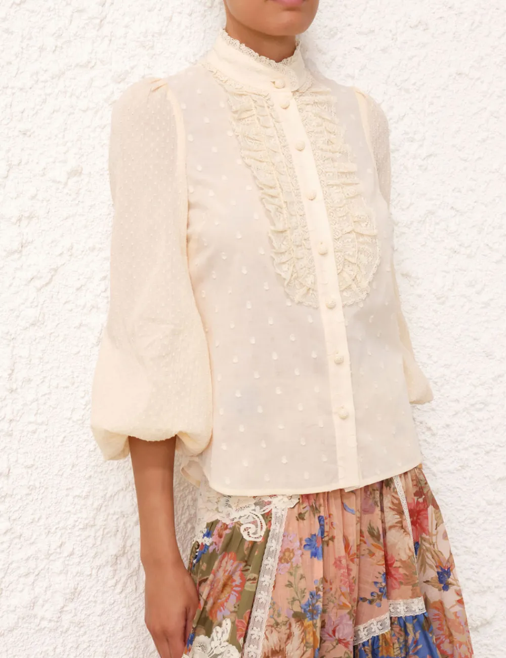 ZIMMERMANN Tops<August Long Sleeve Blouse