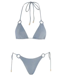 ZIMMERMANN Bikinis<August Lurex Ring Tie Bikini
