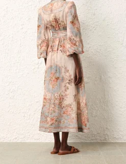 ZIMMERMANN Clothing<August Plunge Midi Dress