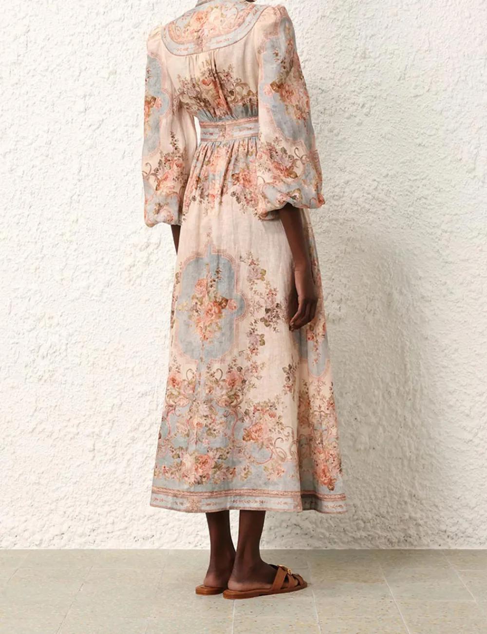 ZIMMERMANN Clothing<August Plunge Midi Dress