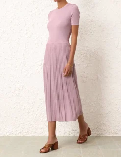 ZIMMERMANN Skirts<August Rib Midi Skirt