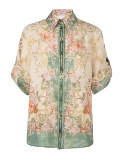 ZIMMERMANN Clothing<August Short Sleeve Shirt