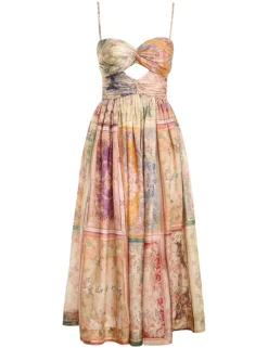 ZIMMERMANN Dresses & Coverups<August Tie Front Midi Dress